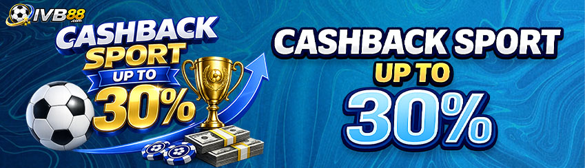 Cashback Sport up to 30%