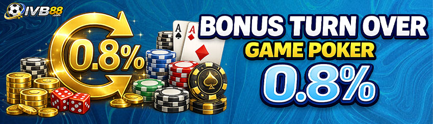 Bonus Turnover Poker 0,8%